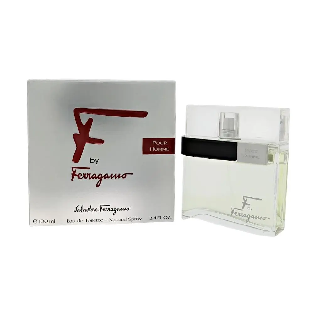 Ferragamo F 3.4 Oz Eau De Toilette Spray by Salvatore Ferragamo Box For Men