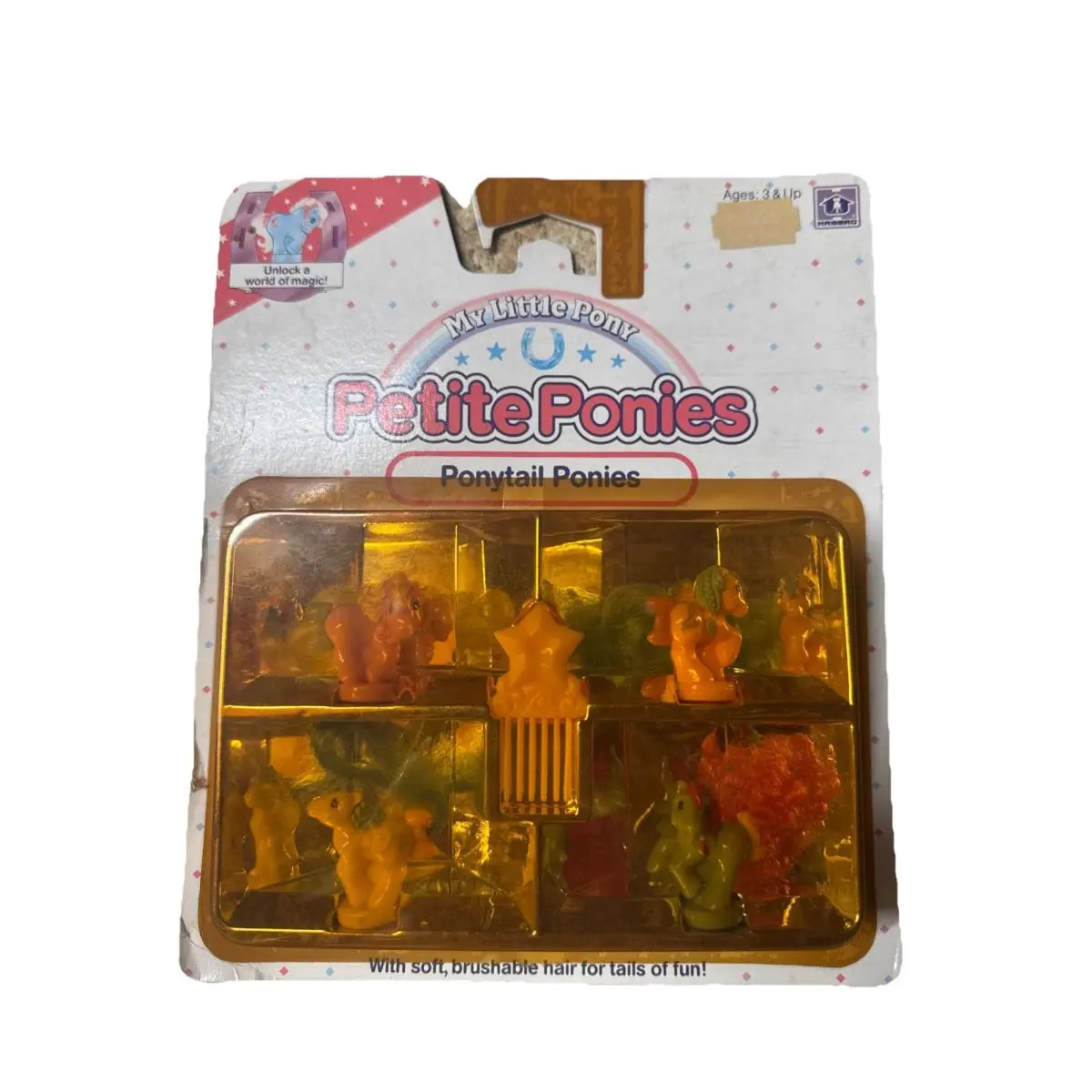 Vintage G1 My Little Pony G1 Petite Ponies Ponytail Ponies Brushable Hair B-13