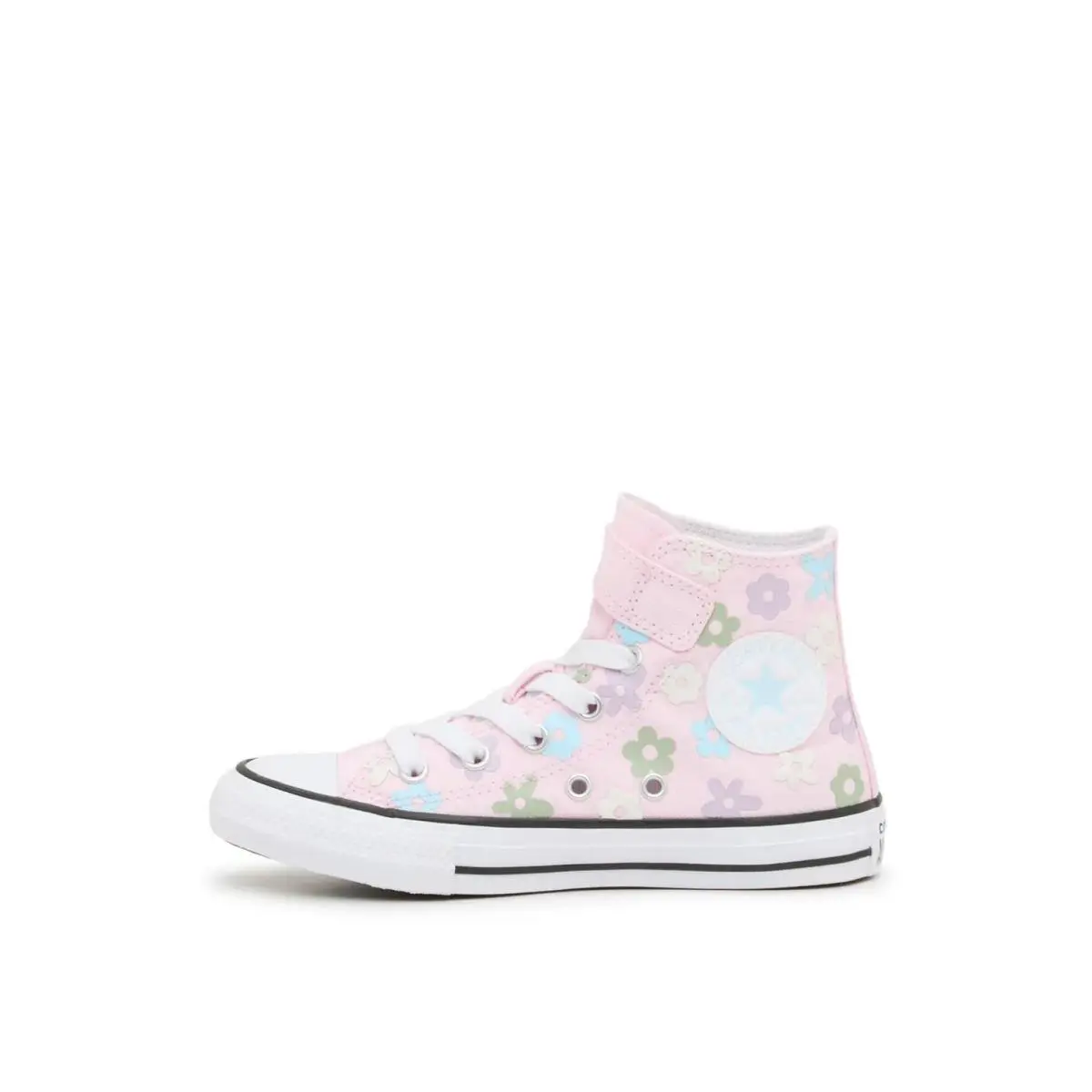 Converse shoes - Light Pink Floral 1