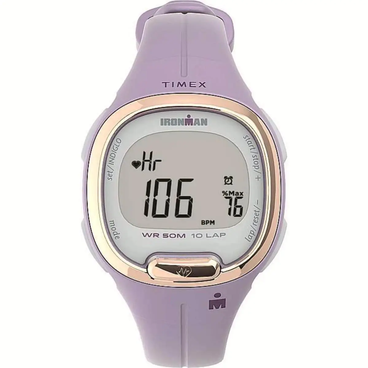 Women`s Timex Ironman Digital Purple Watch TW5M48300