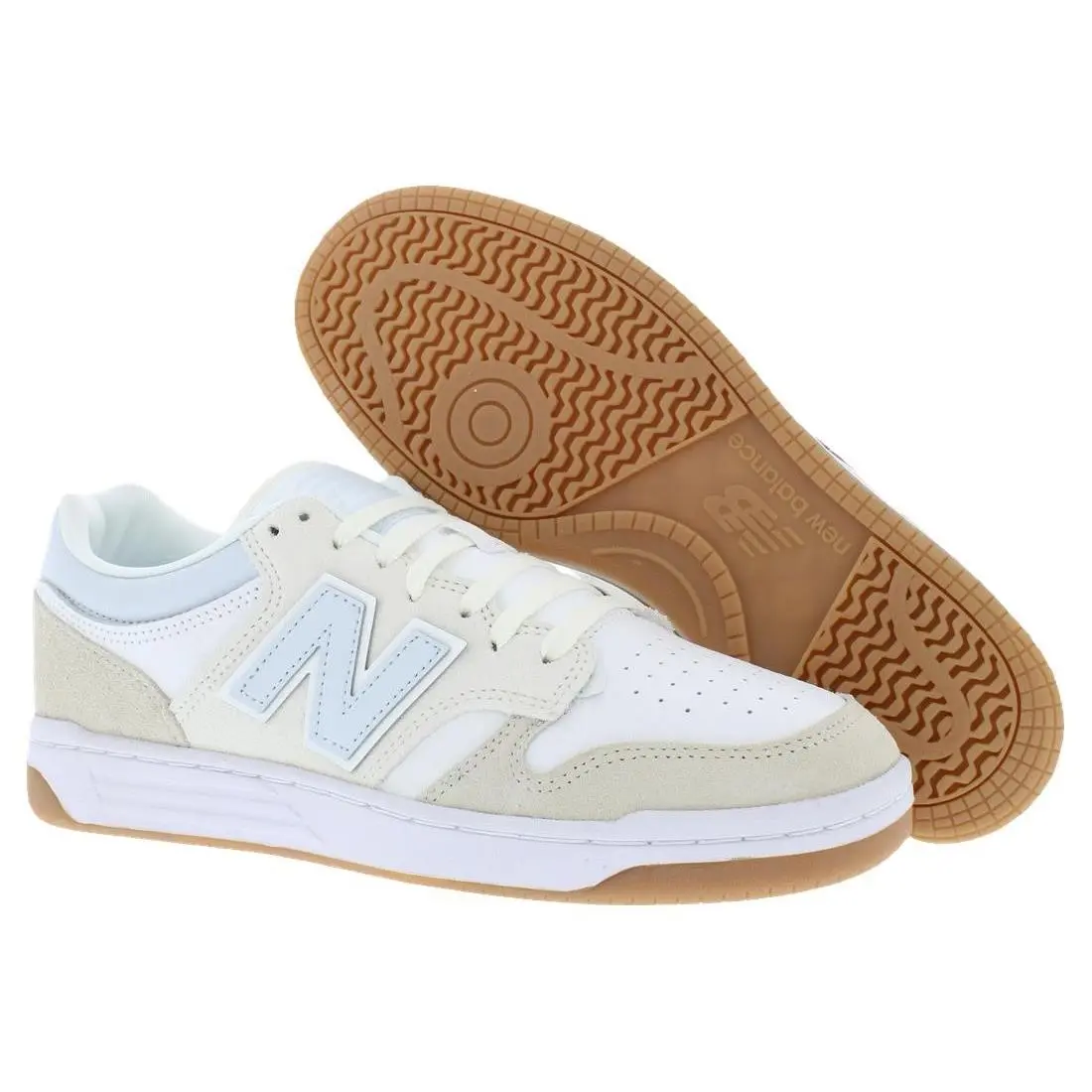 New Balance shoes - White/Blue, Main: White 3