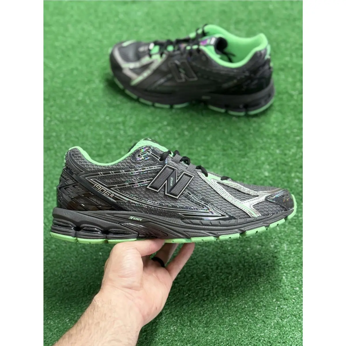 New Balance 1906R Dark Silver Metallic Lab Green Mens U1906RCT New Sz 14