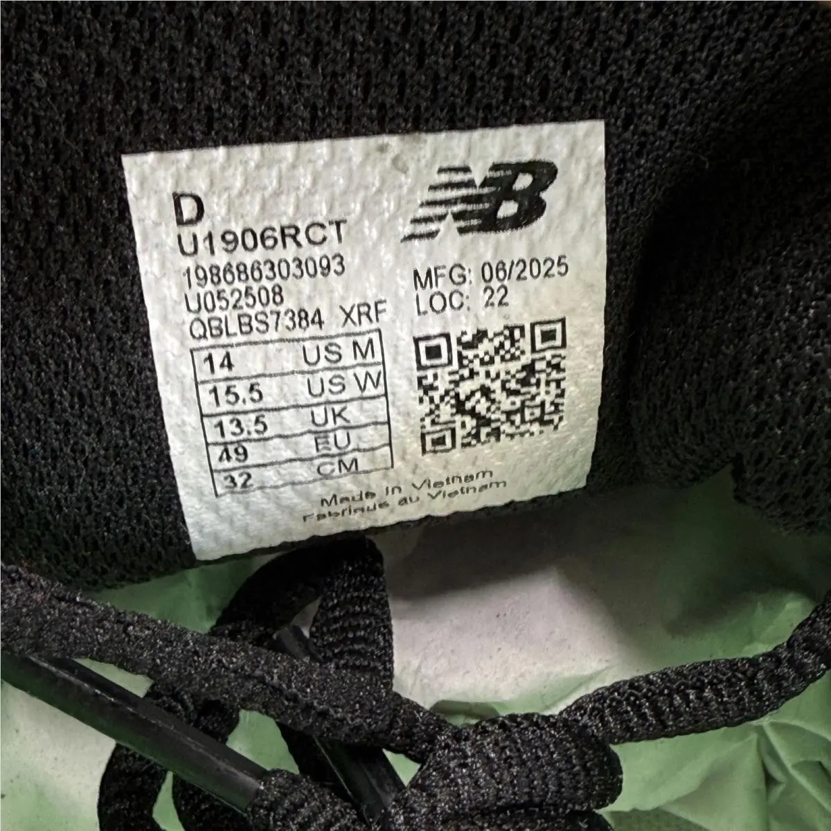 New Balance shoes - 1906R Dark Silver Metallic Lab Green - U1906RCT - Black 4