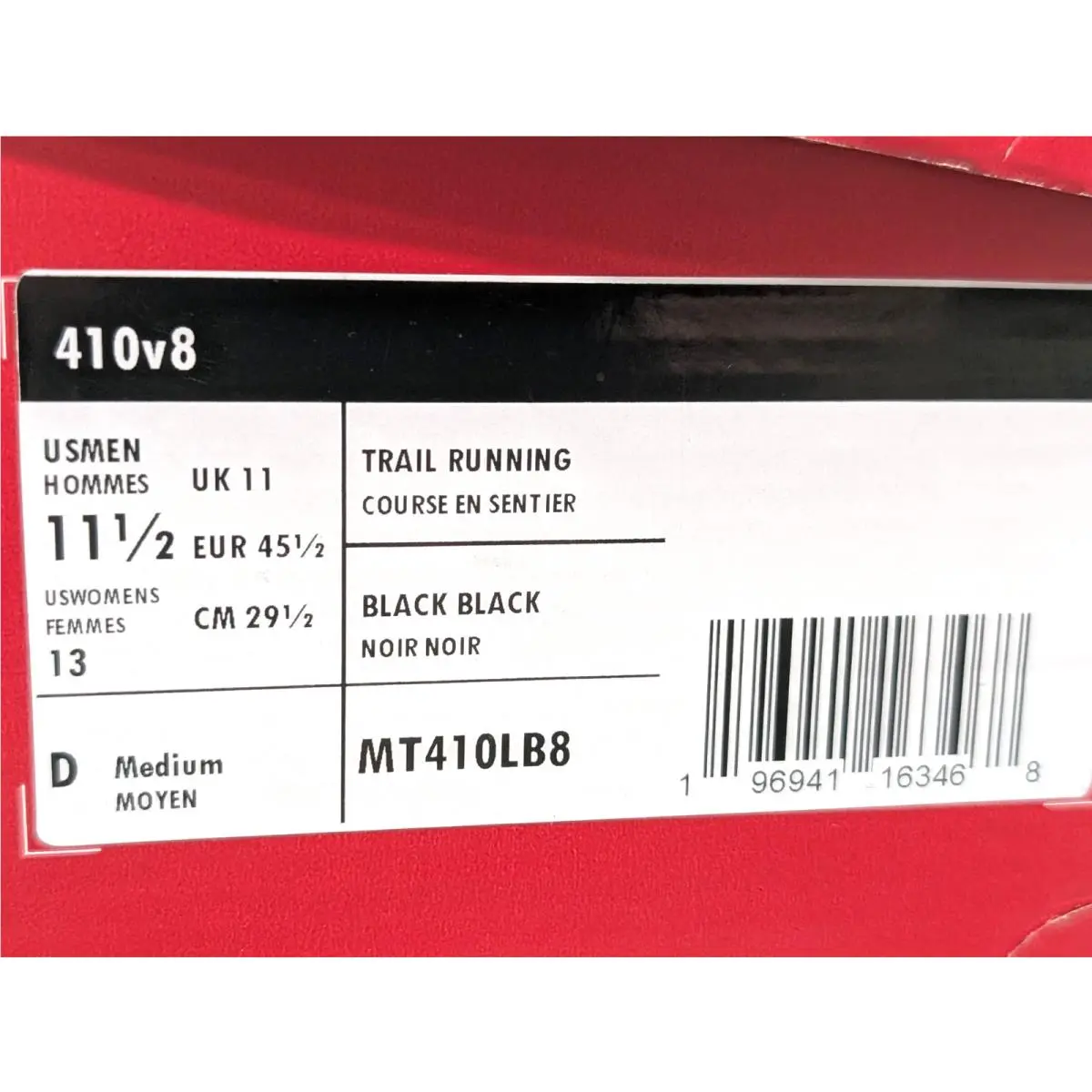 New Balance shoes - New Balance 410 V8 - MT410LB8 - Black 20