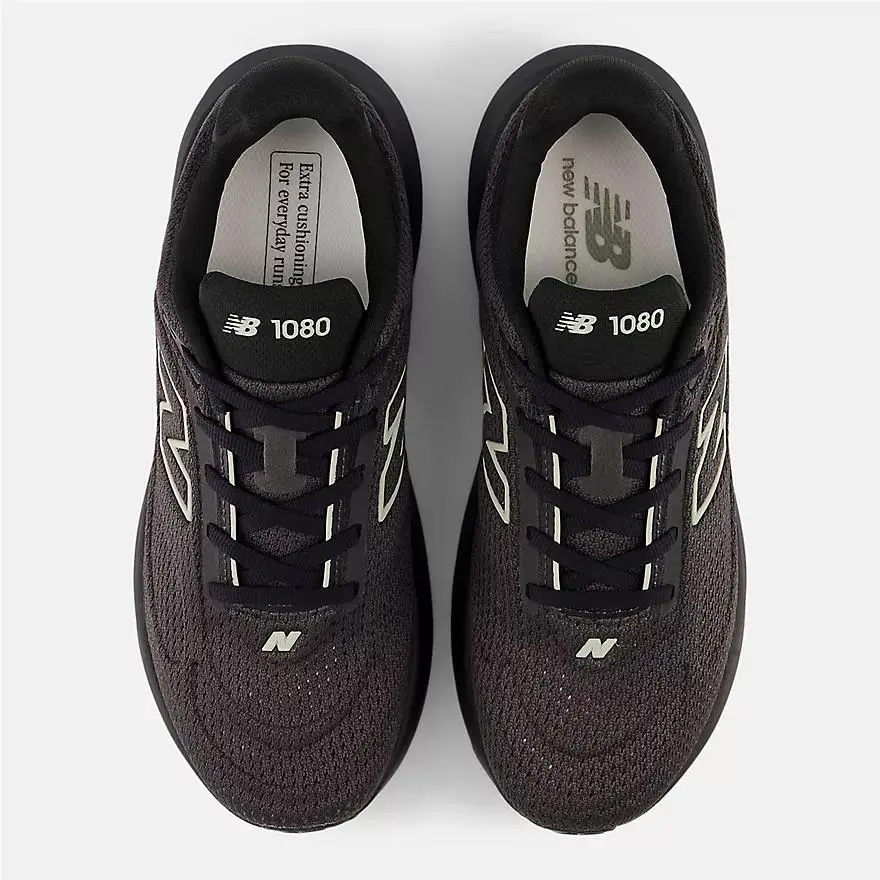 New Balance shoes - New Balance 1080 - BLACK with OLIVINE and FADED BLACK 3