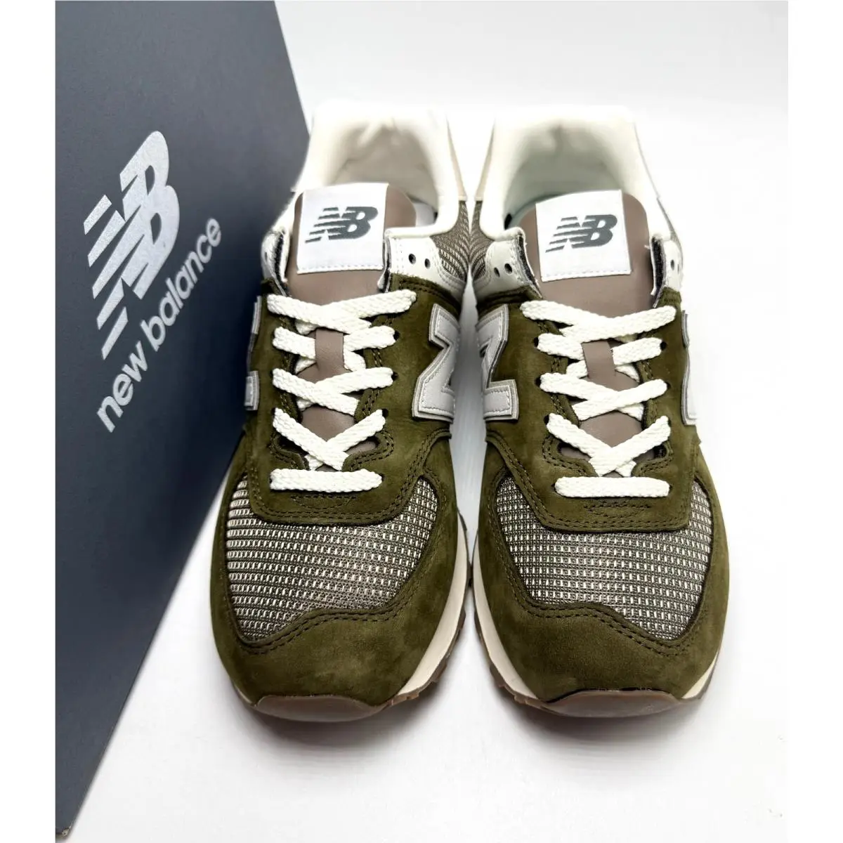 New Balance shoes - New Balance 574 - U5742RG - Calcium/Dark Silver Metallic 7