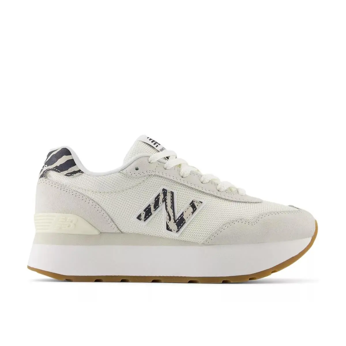 New Balance shoes - Off White/Light Grey Zebra Print 6