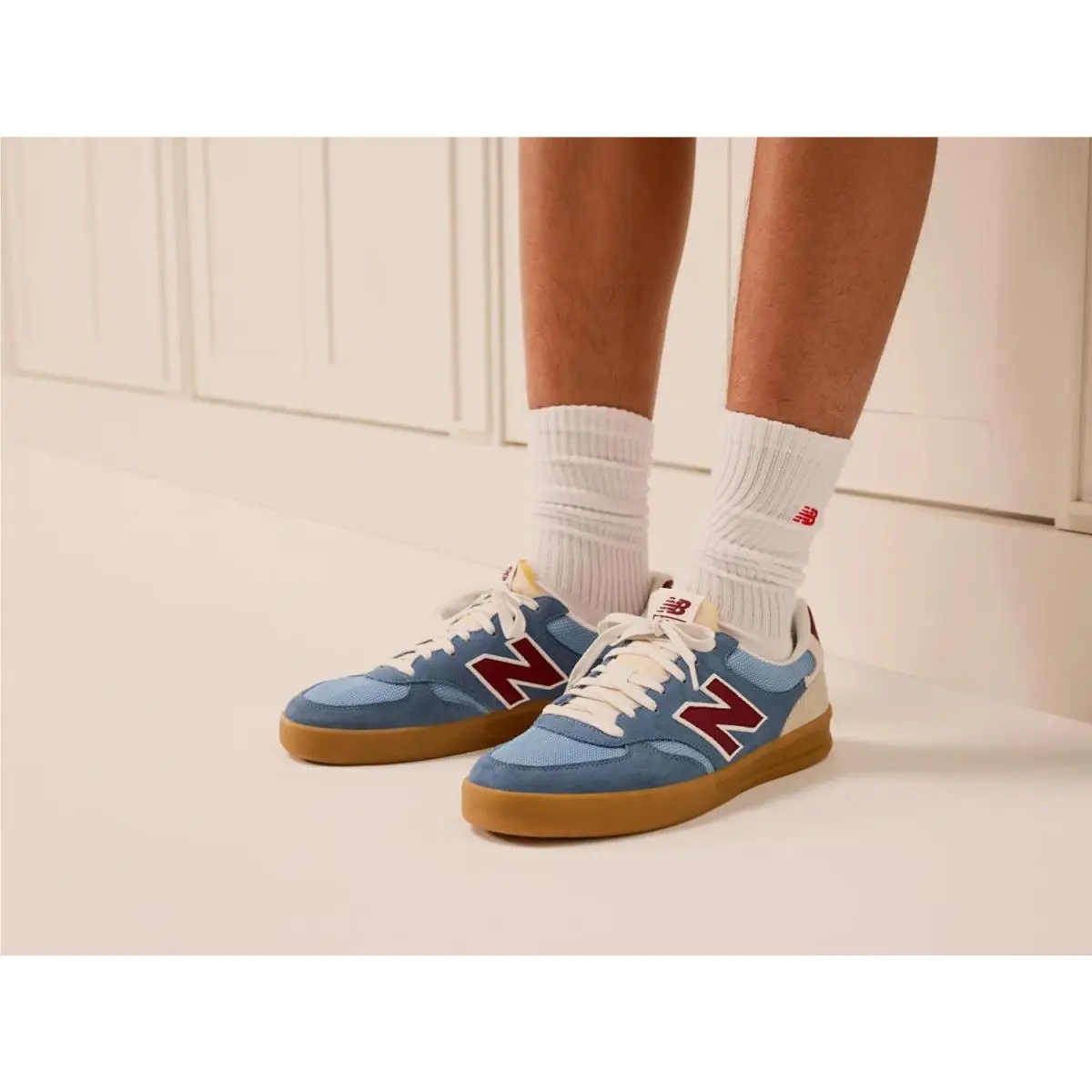 New Balance shoes - Blue/Off White/Maroon 14