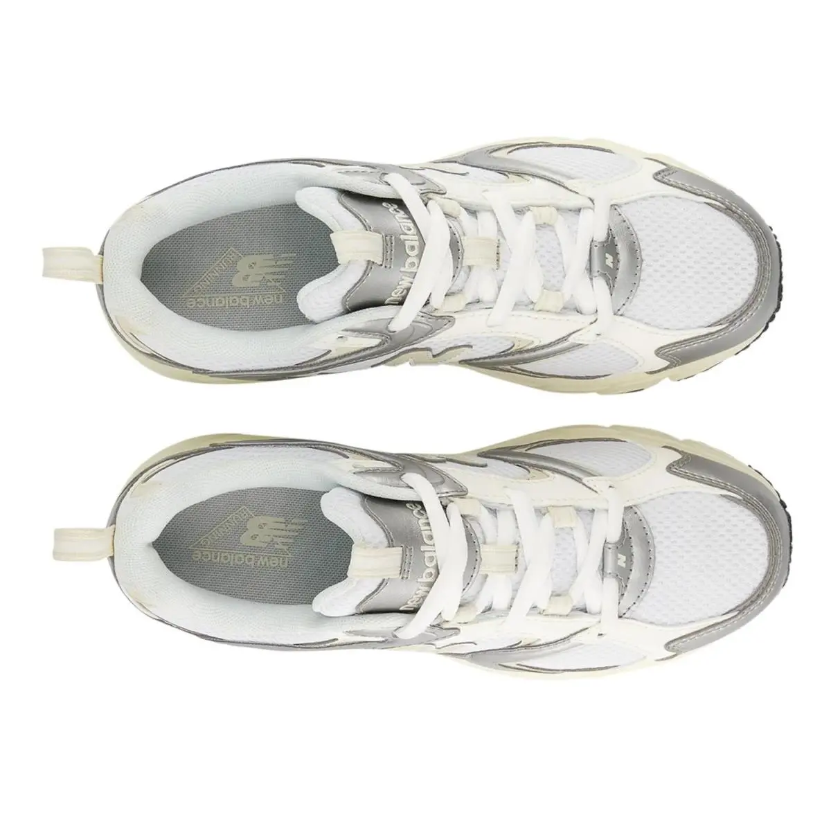 New Balance shoes - White/Silver 12