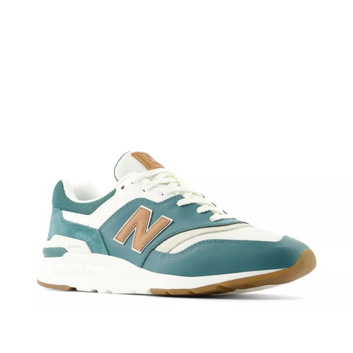 New Balance shoes - White/Teal/Tan 5