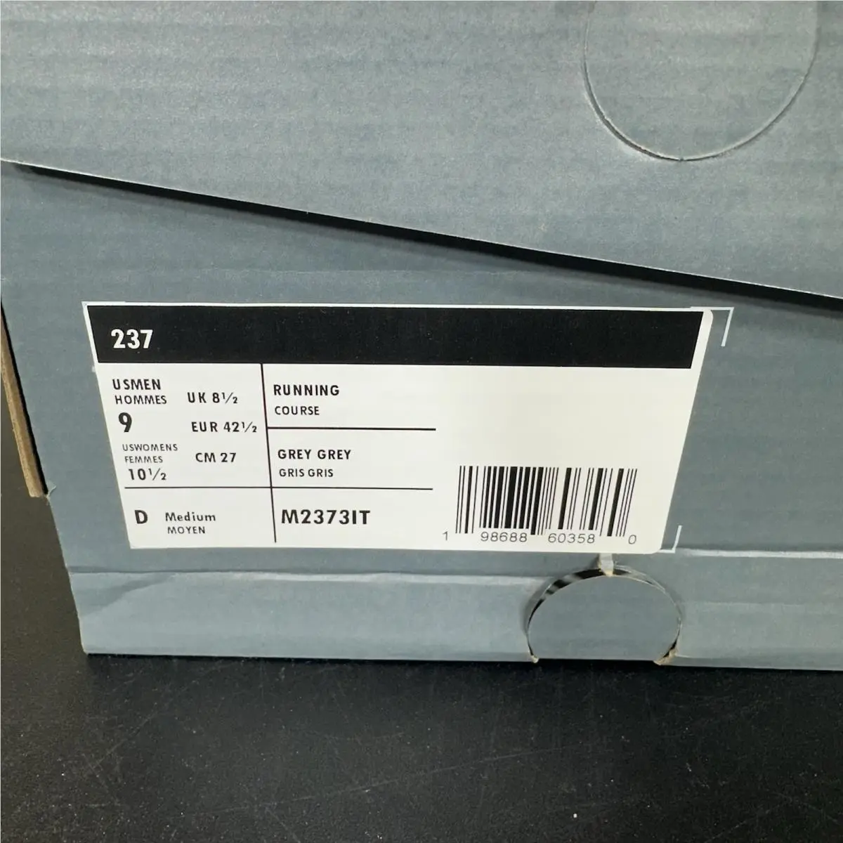 New Balance shoes - New Balance 237 - M2373IT - Grey (UPC: 0198688604068) 7