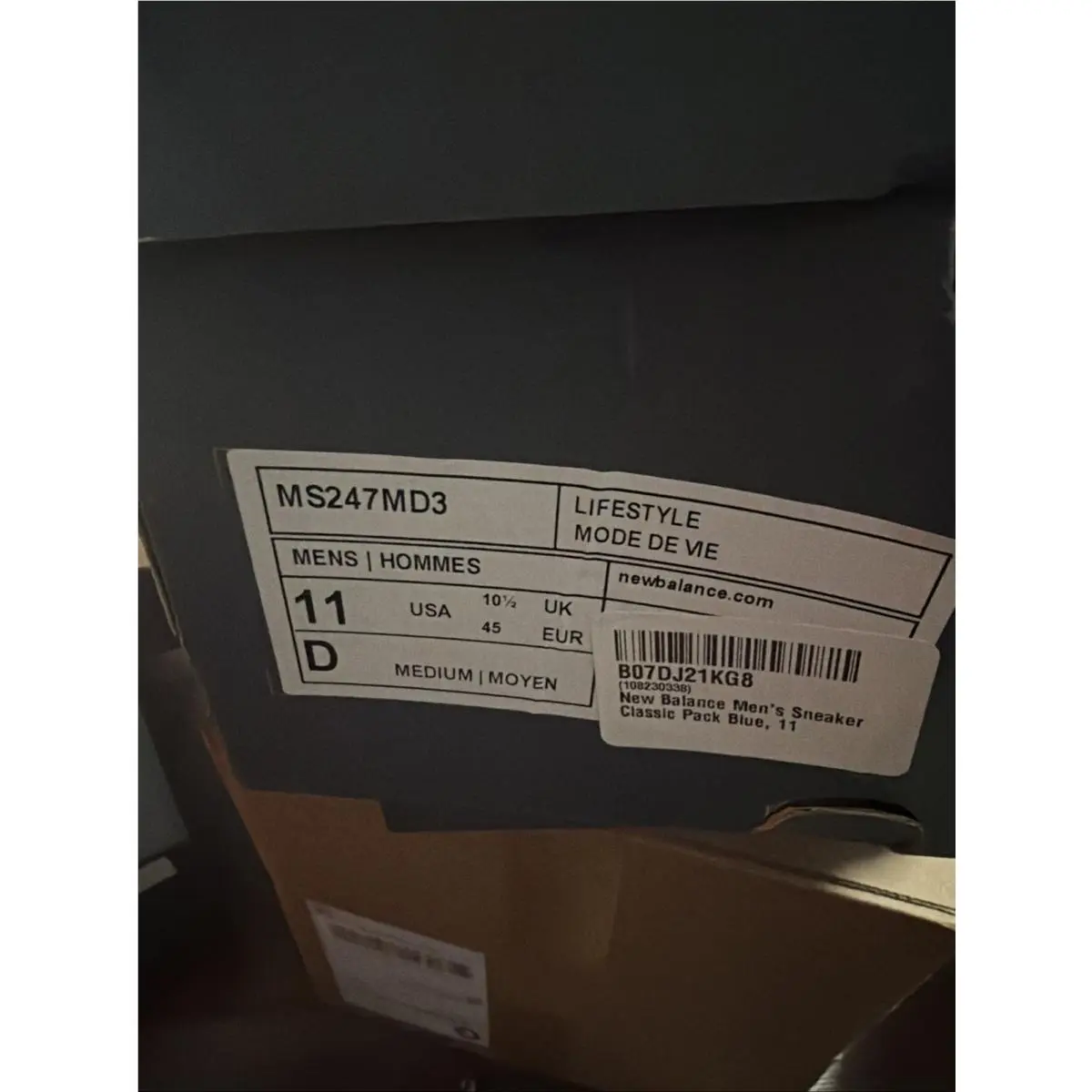 New Balance shoes - New Balance 247 S - MS247MD3 - Black 3
