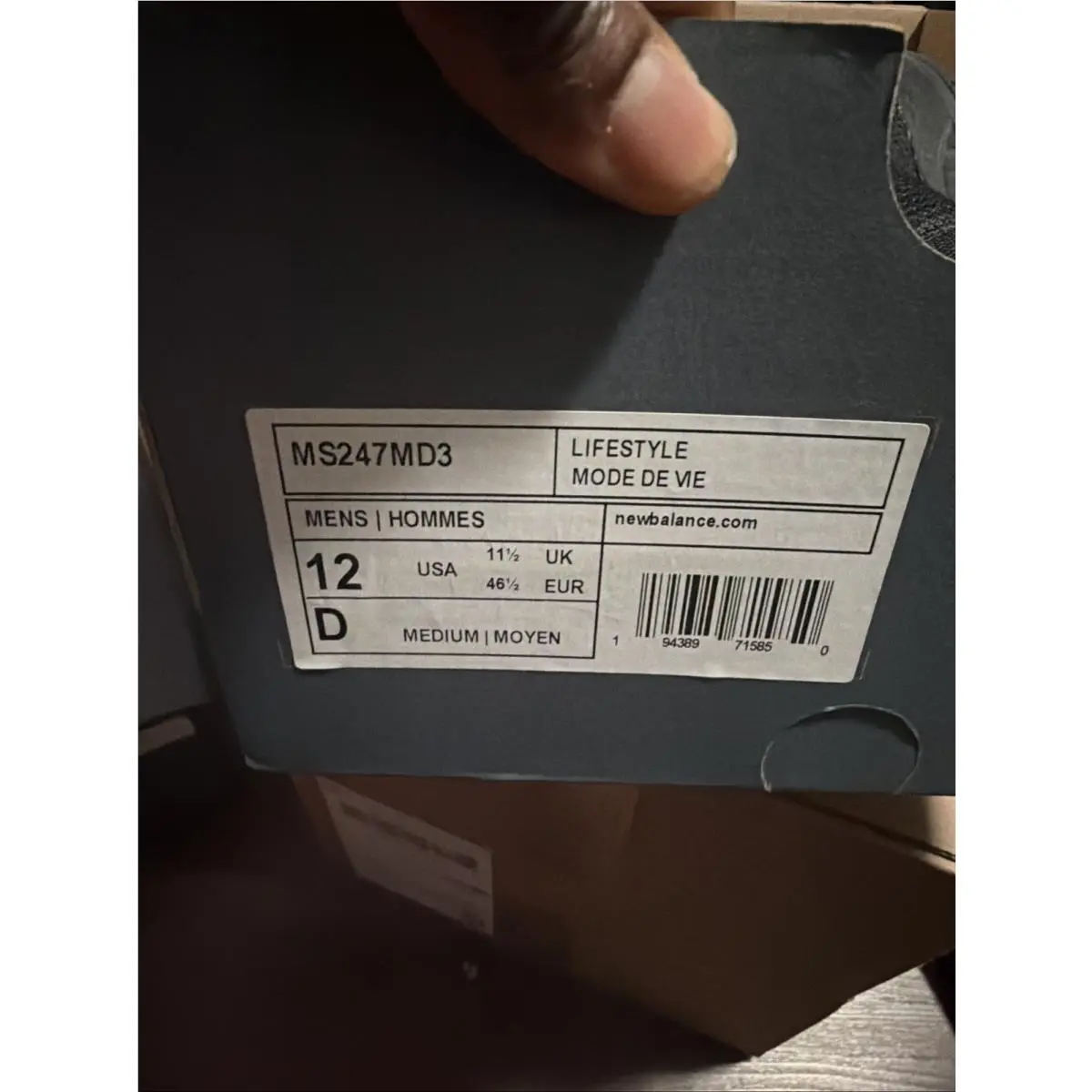 New Balance shoes - New Balance 247 S - MS247MD3 - Black 3