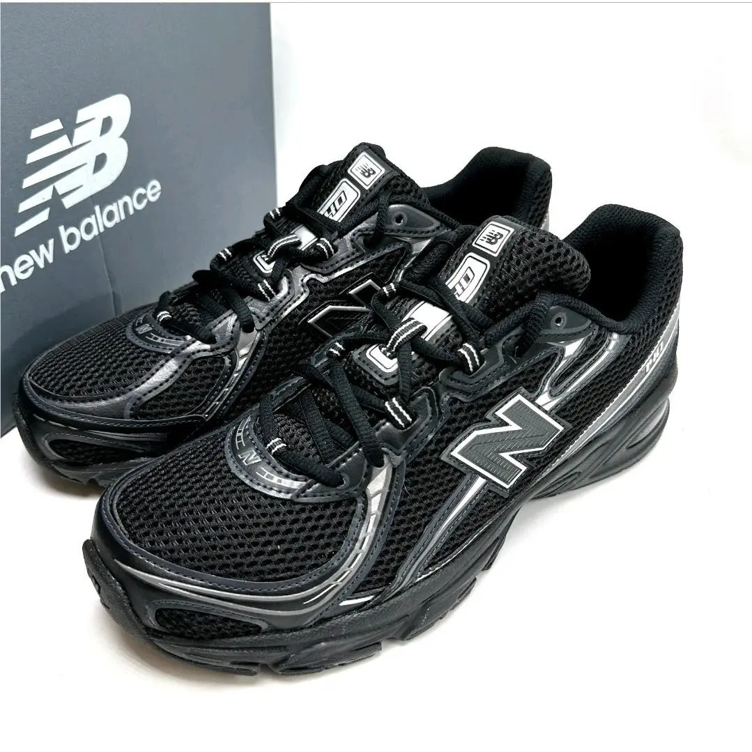 New Balance 740v2 Black Grey Silver Men`s Shoe U740BM2 Size 10.5