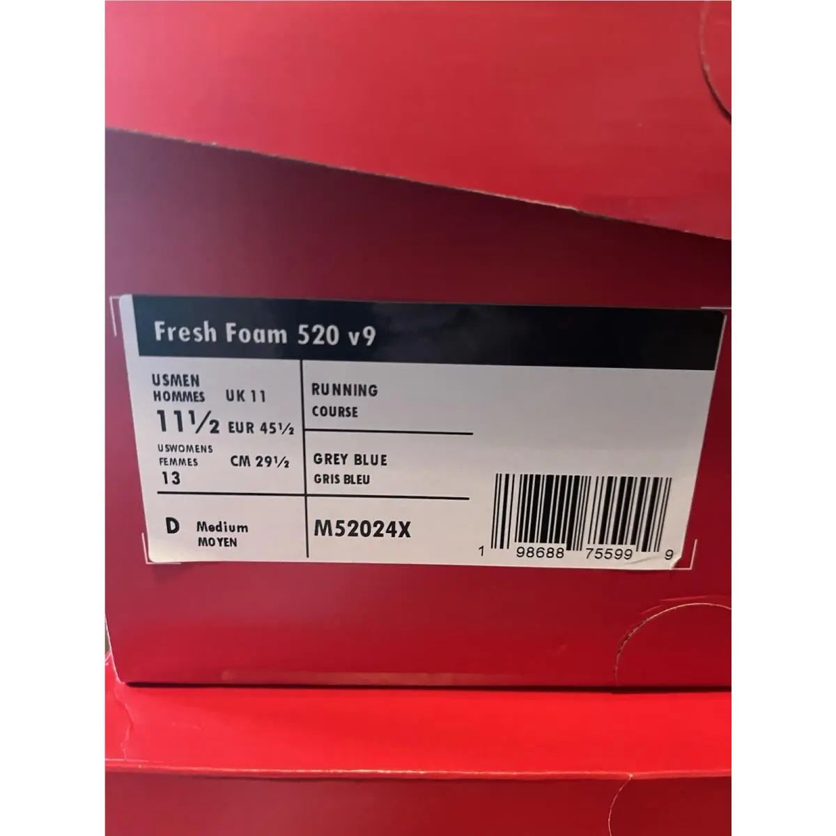 New Balance shoes - New Balance 520 - M52024X - Gray 7
