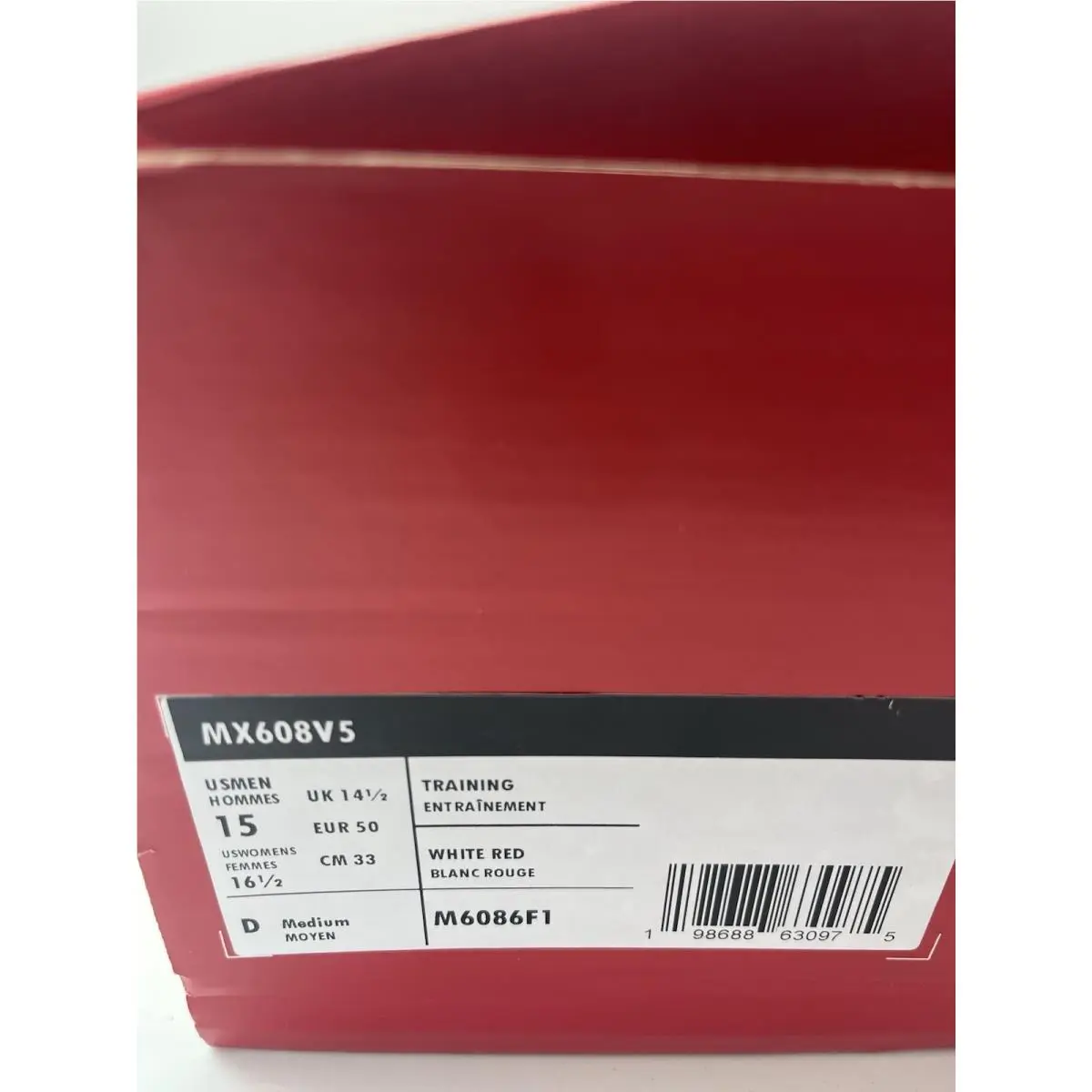 New Balance shoes - New Balance MX608V5 - M6086F1 - White 7