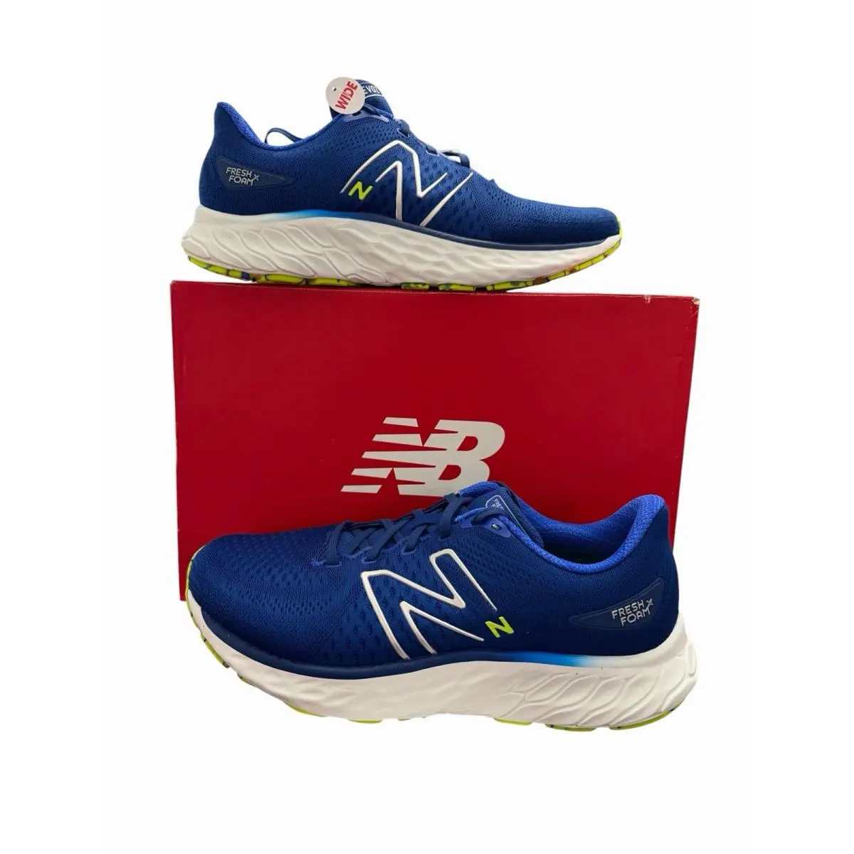 NB New Balance sz 10 Wide Fresh Foam X EV0Z V3 Running Men`s Shoes Blue
