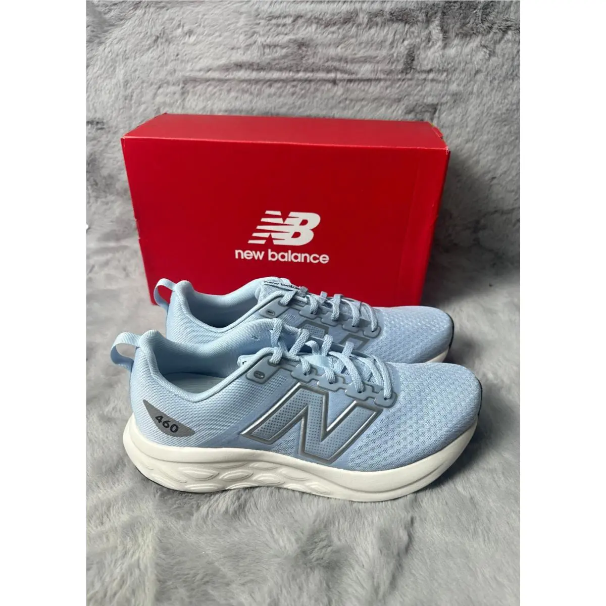 New Balance 460 V4 Women`s Lightweight Running Shoes Blue Grey W4608WK Size 11