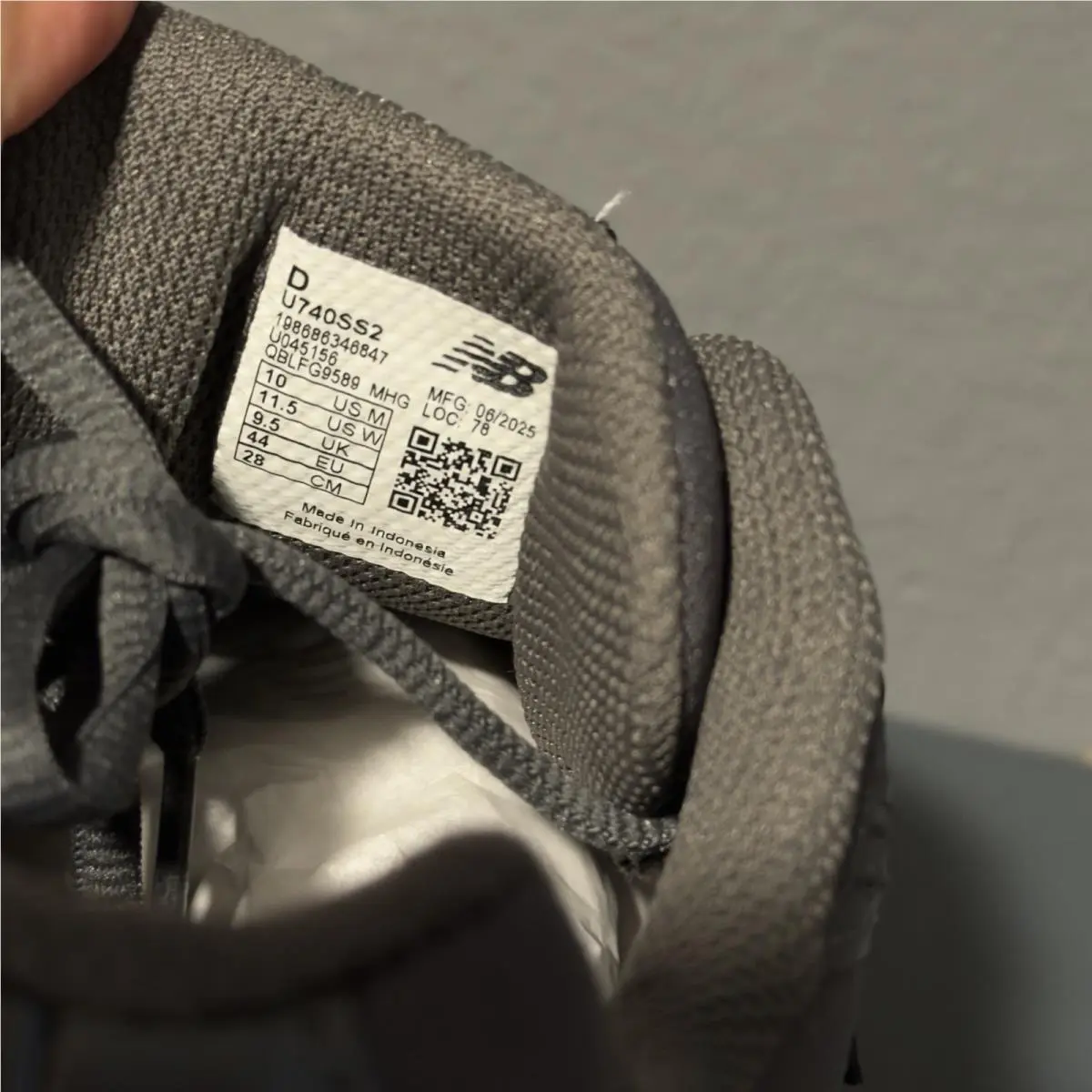New Balance shoes - New Balance 740 - U740SS2 - Grey (UPC: 0198686346847) 12