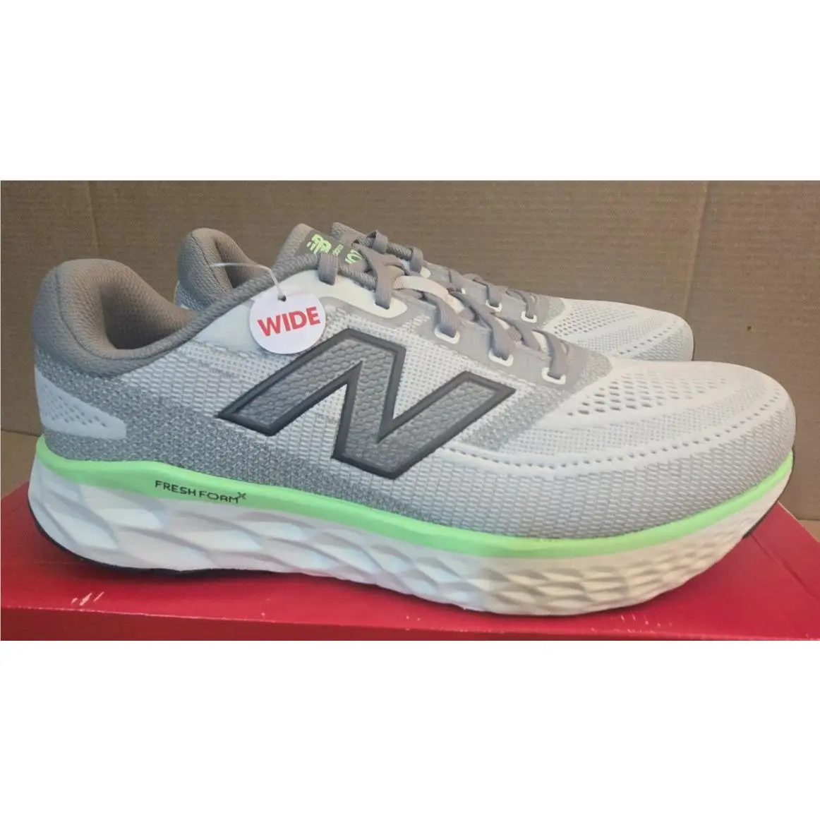 New Balance shoes - New Balance Fresh Foam X Evoz v4 - MEVOZLG4 - Grey Matter/Slate Grey/Electric Jade (UPC: 197968107848) 1