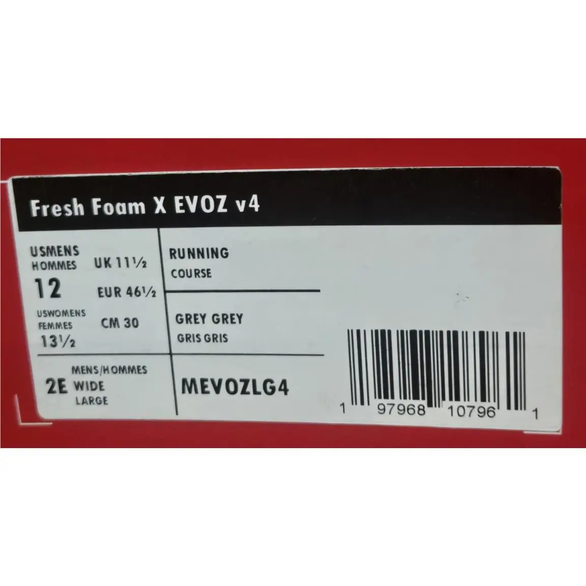 New Balance shoes - New Balance Fresh Foam X Evoz v4 - MEVOZLG4 - Grey Matter/Slate Grey/Electric Jade (UPC: 197968107848) 7