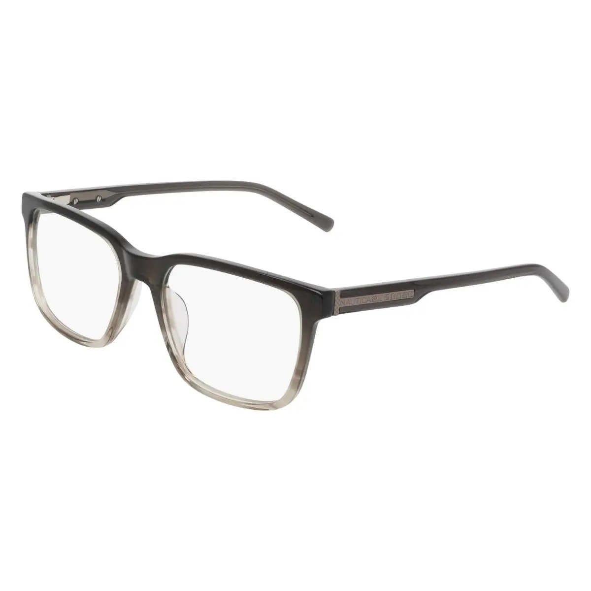 Nautica N 8201 Grey Horn 031 Size 55 Eyeglasses