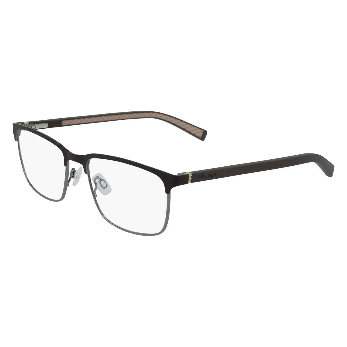 Nautica N 7310 Matte Brown 210 Size 55 Eyeglasses