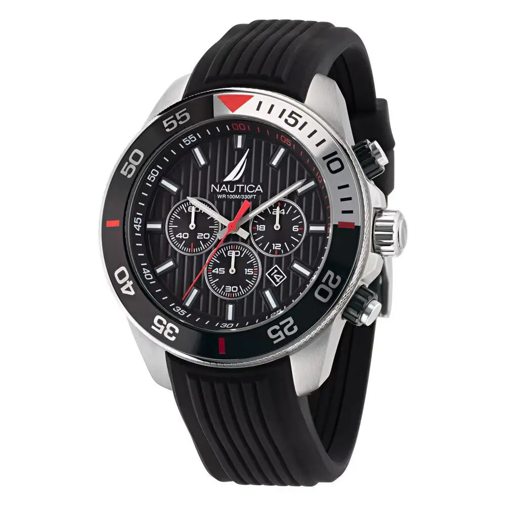 Nautica One Silver Round Dial Quartz Analog Men Watch NAPNOS301