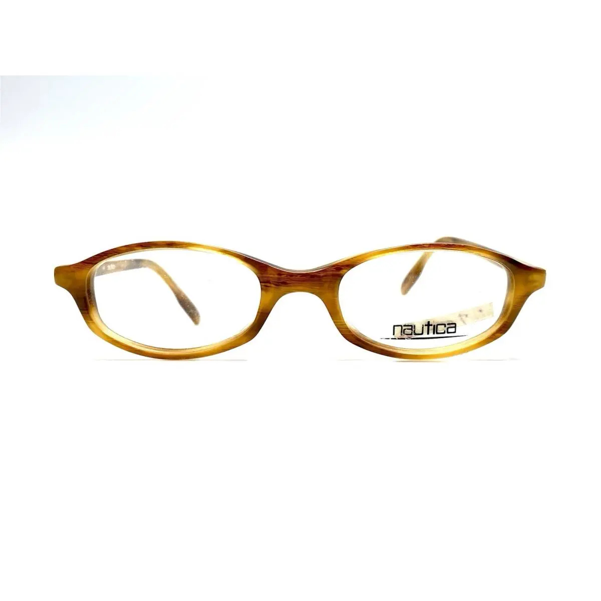 Nautica Honey Brown Amber Tortoise Almond Oval Glasses N8007 208 46 19 140