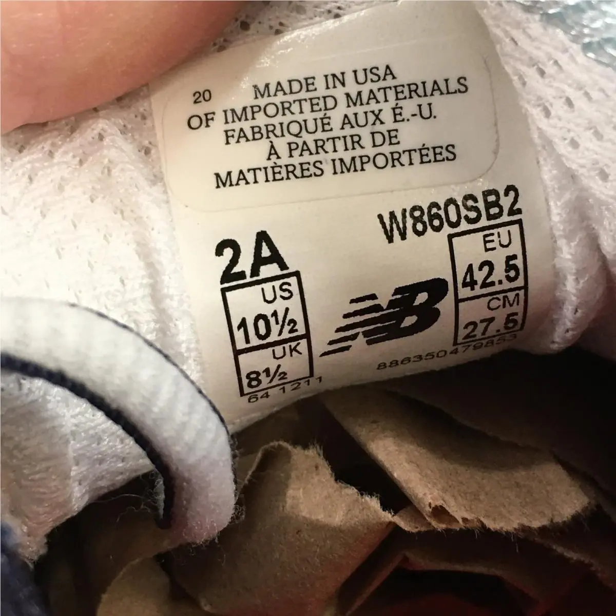 New Balance shoes - New Balance 860v2 - W860SB2 - Silver 12