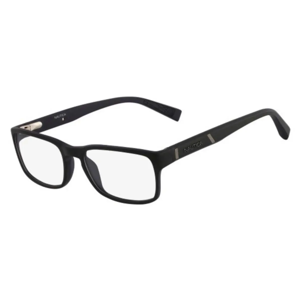 N 8108 Matte Black 005 Size 54 Eyeglasses by Nautica