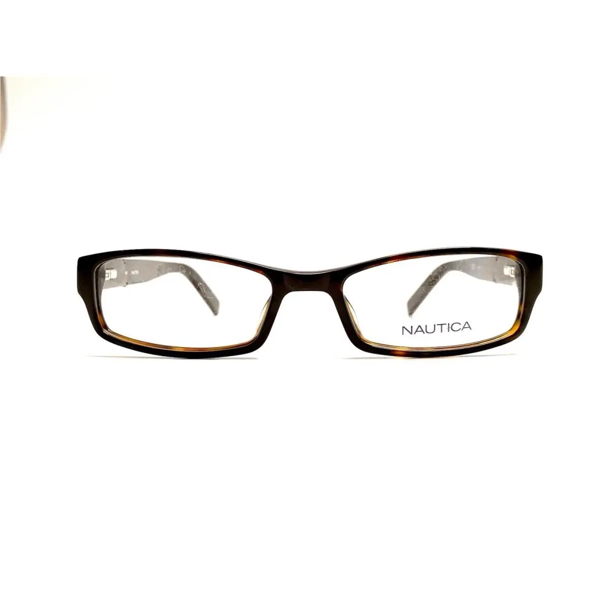 Nautica Brown Black Tortoise Rectangular Glasses N8054 310 50 18 140