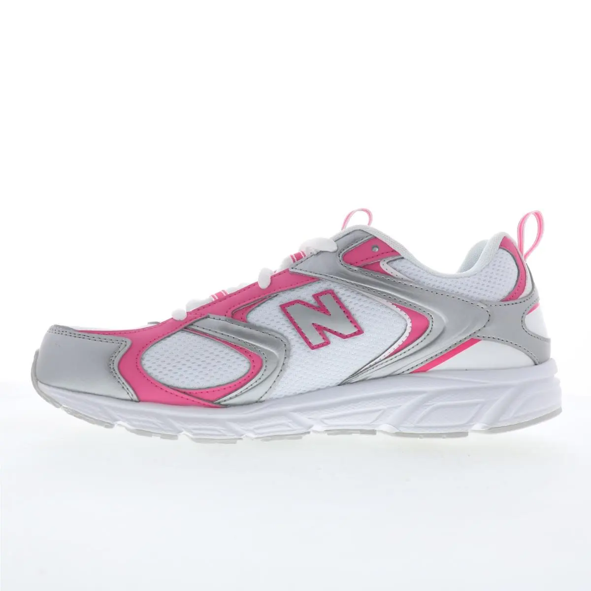 New Balance shoes - ML408NP - ML408NP - White/Silver Metallic/Dragon Berry (UPC: 198686079196) 3