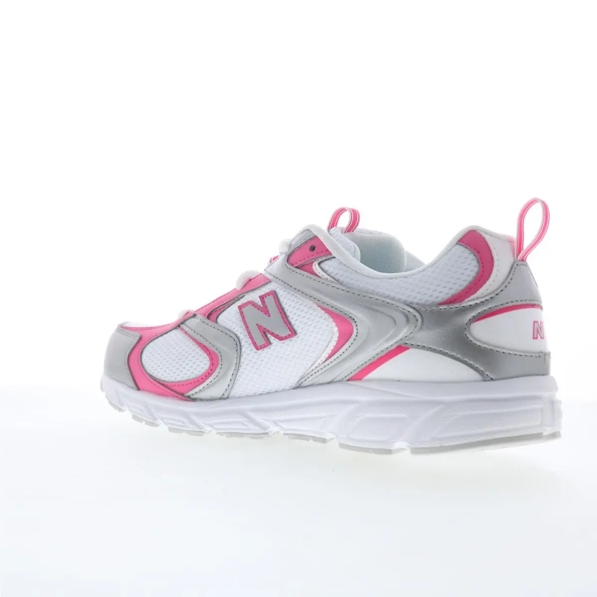 New Balance shoes - ML408NP - ML408NP - White/Silver Metallic/Dragon Berry (UPC: 198686079196) 4