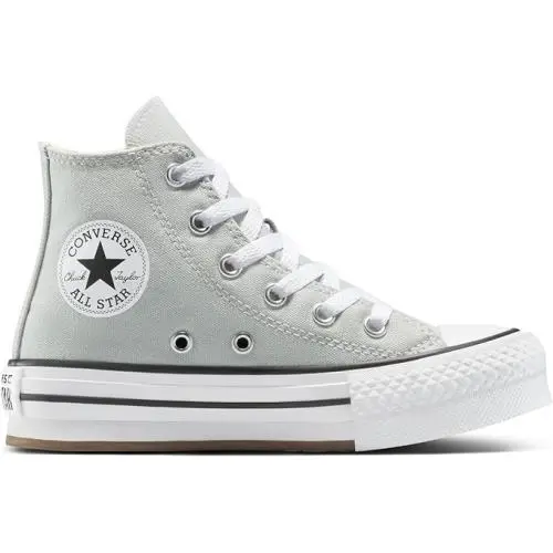 Converse Chuck Taylor All Star Eva Lift Girls High Top Sneakers Grey Size 3