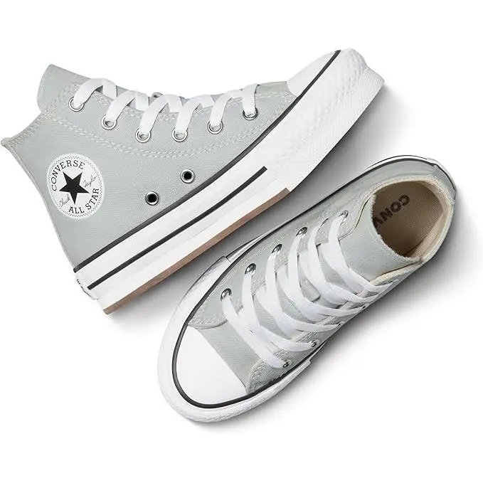 Converse shoes - Rainwashed Grey / White 4