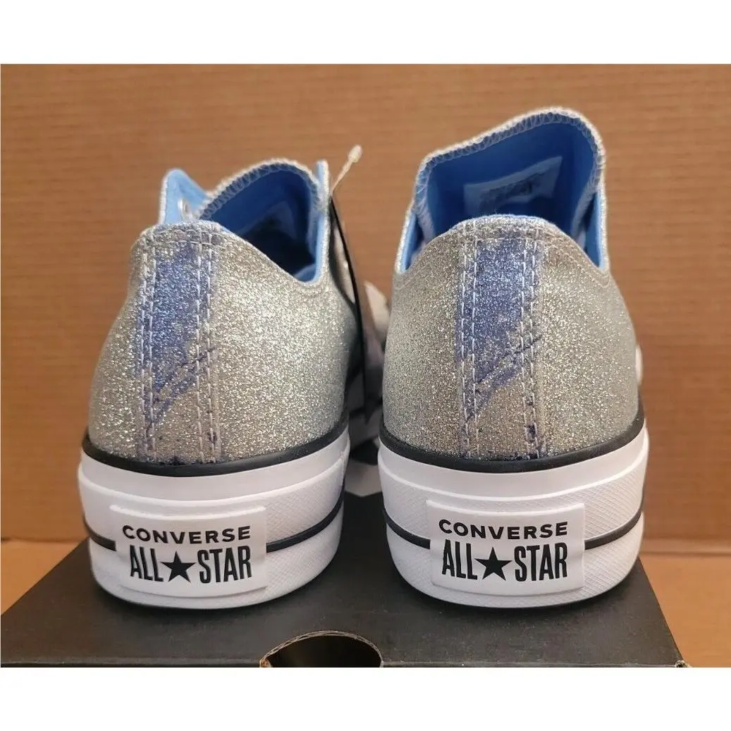 Converse shoes - Converse CTAS Lift OX - CTAS Lift - 571674C - Silver/University Blue/White (UPC: 194433170888) 2