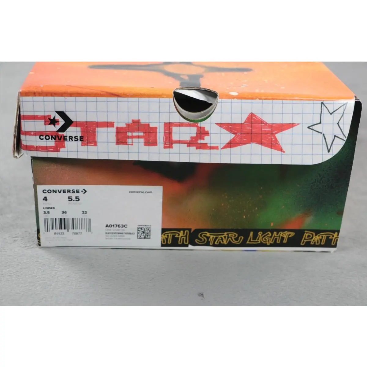 Converse shoes - Converse One Star Ox - One Star - A01763C - Black (UPC: 0194433708777) 1