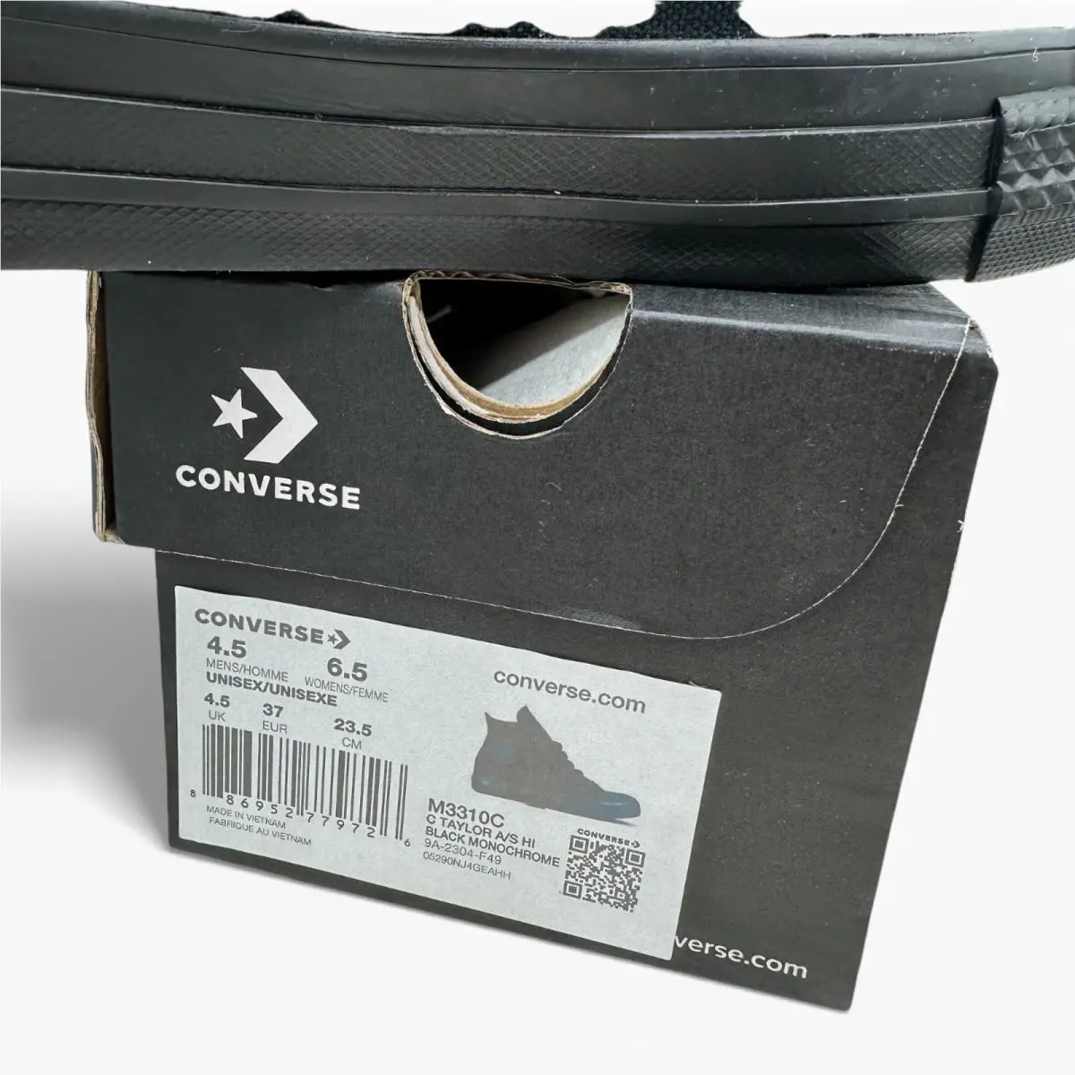 Converse shoes - Converse Chuck Taylor All Star Hi - Black (UPC: 886952779726) 10