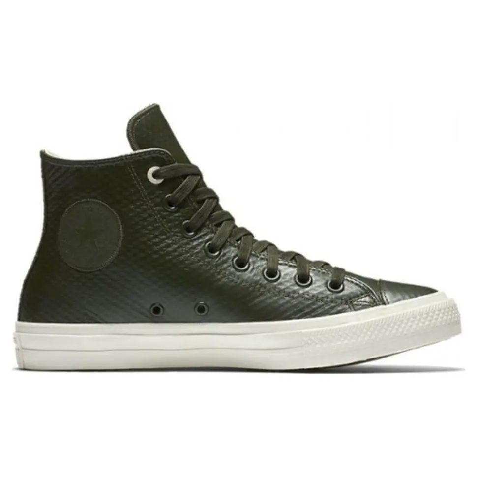 Converse Chuck Taylor All Star II Leather Green Men`s Classic Shoes Size 10