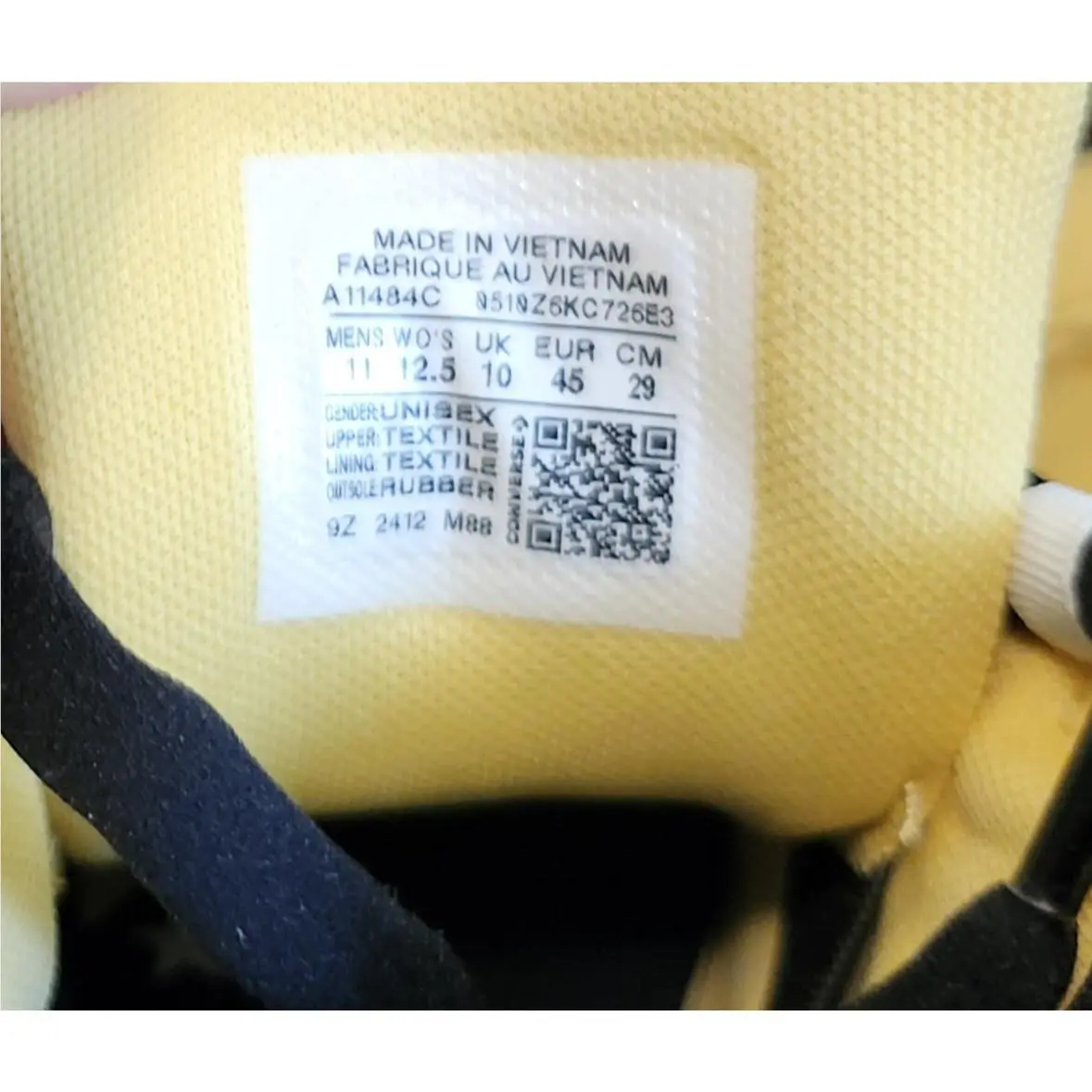 Converse shoes - CONVERSE A11384C - BANANAS/WHITE BLACK 10
