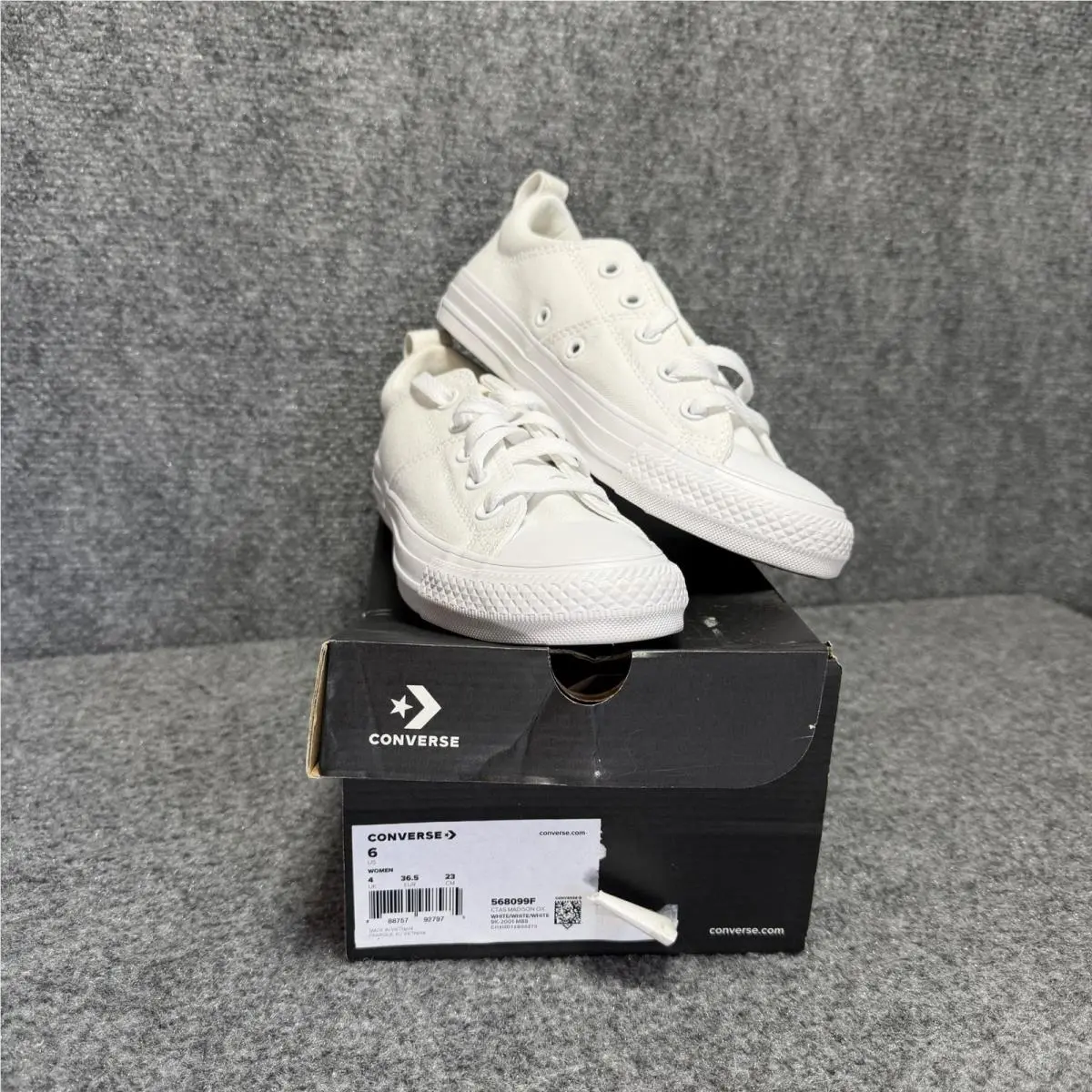Converse Women`s Chuck Taylor All Star Sneaker White Monochrome Low Top