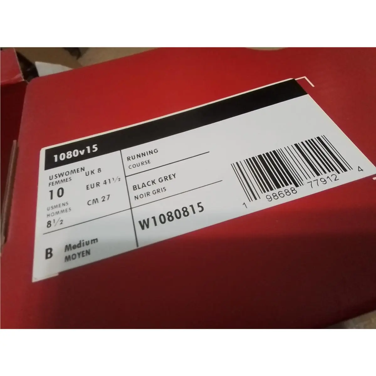 New Balance shoes - New Balance Fresh Foam 1080 - W1080B15 - Black 0