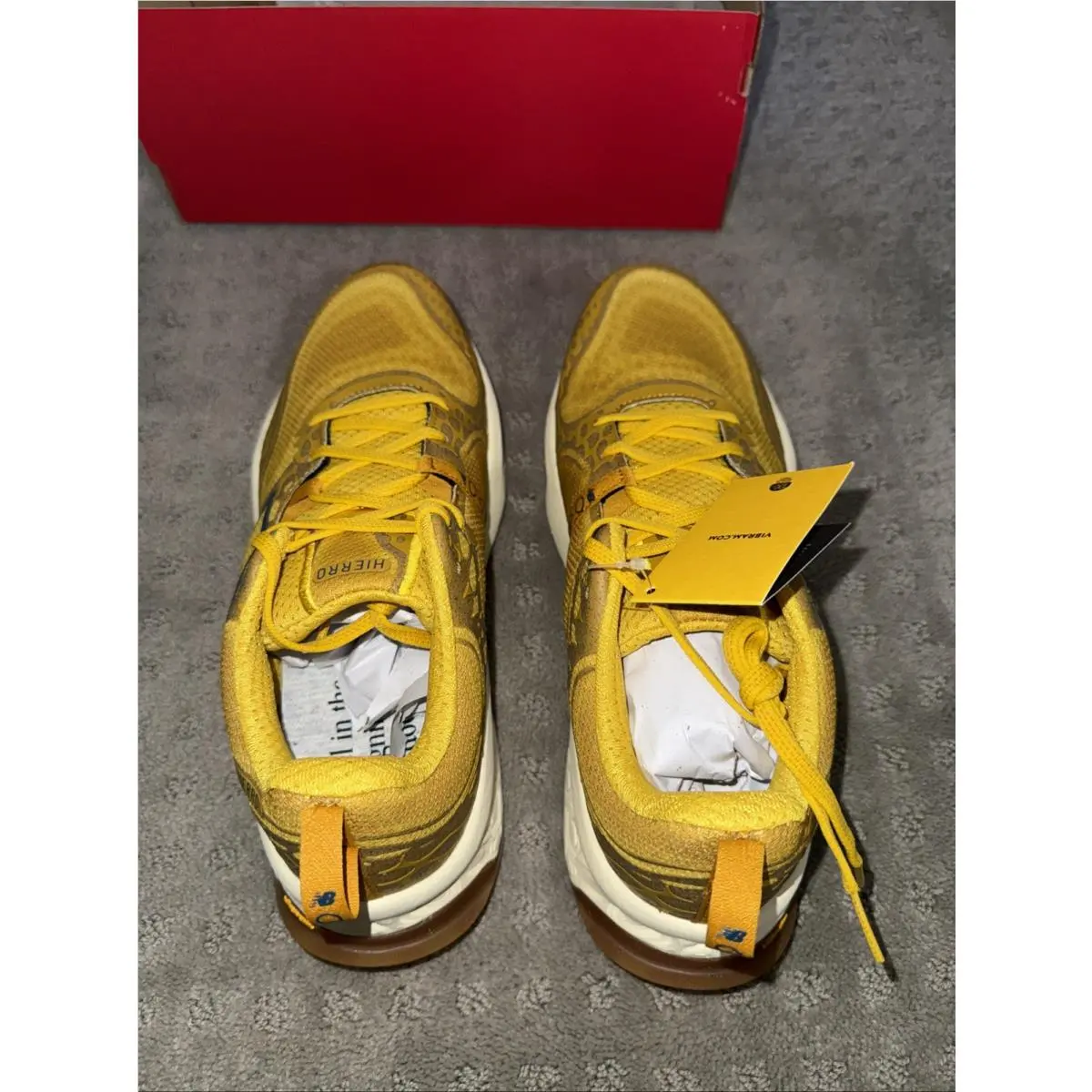 New Balance shoes - New Balance Fresh Foam Hierro - MTHIERF8 - Yellow 4