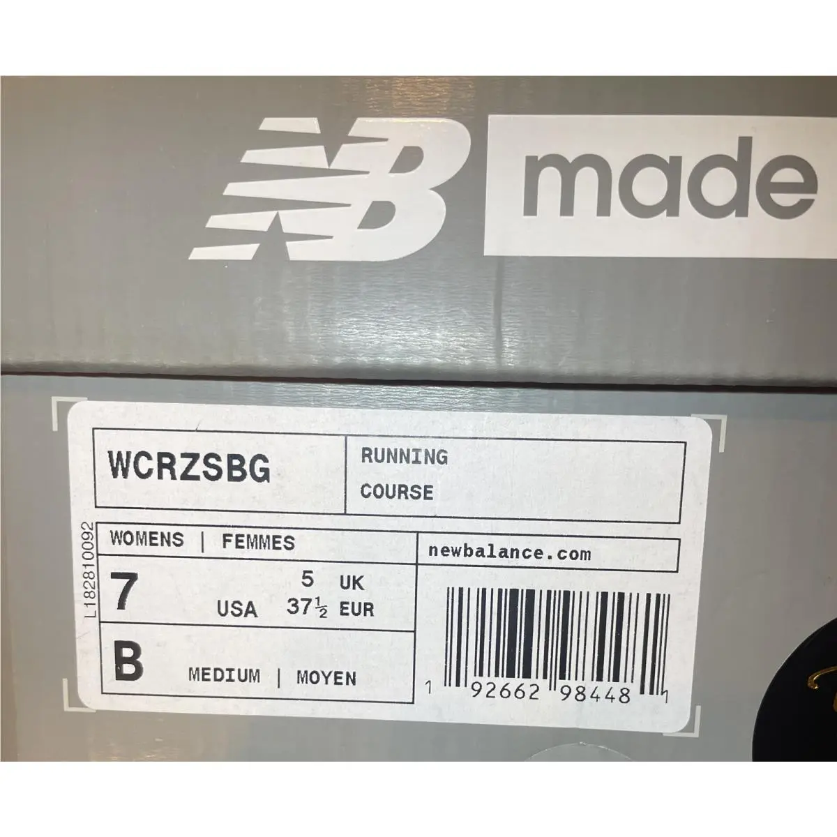 New Balance shoes - New Balance WCRZSBG - WCRZSBG - WCRZSBG - Heathered Gray (UPC: 192662984481) 7