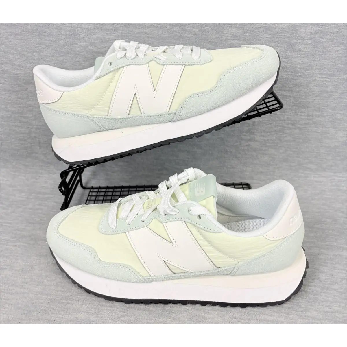 New Balance Lifestyle 237 Sneakers Womens 10 M Green Mesh Walking Comfort Retro