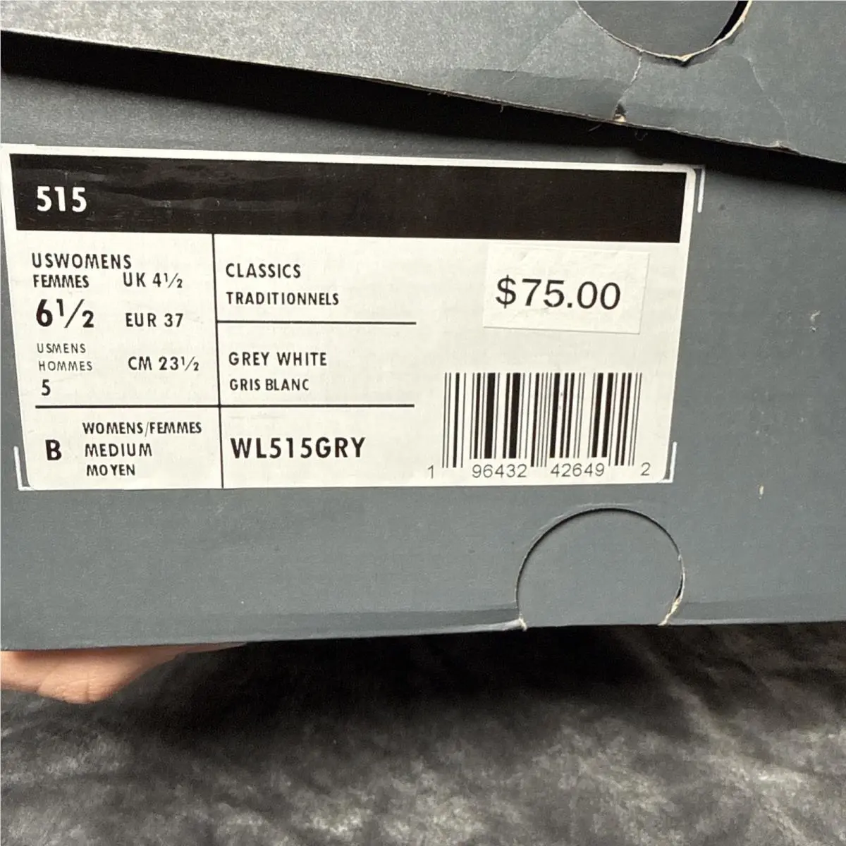 New Balance shoes - New Balance 515v3 - Sports 515 - Gray/White Logo 7
