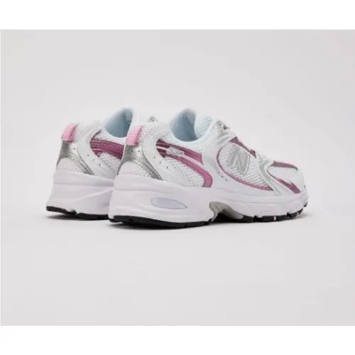 New Balance shoes - White / Pink Sugar (UPC: 197966634452) 1