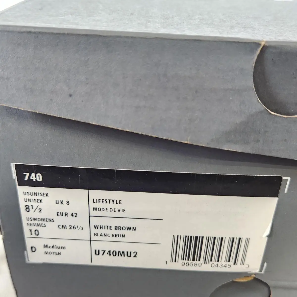 New Balance shoes - New Balance 740 - U740MU2 - Brown 7