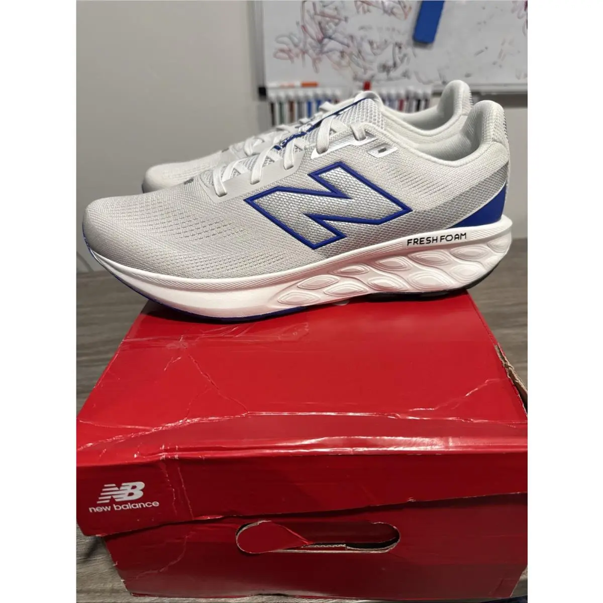 New Balance shoes - 520 V9 - M520LG9 - GREY MATTER / REFLECTION / TEAM ROYAL 3
